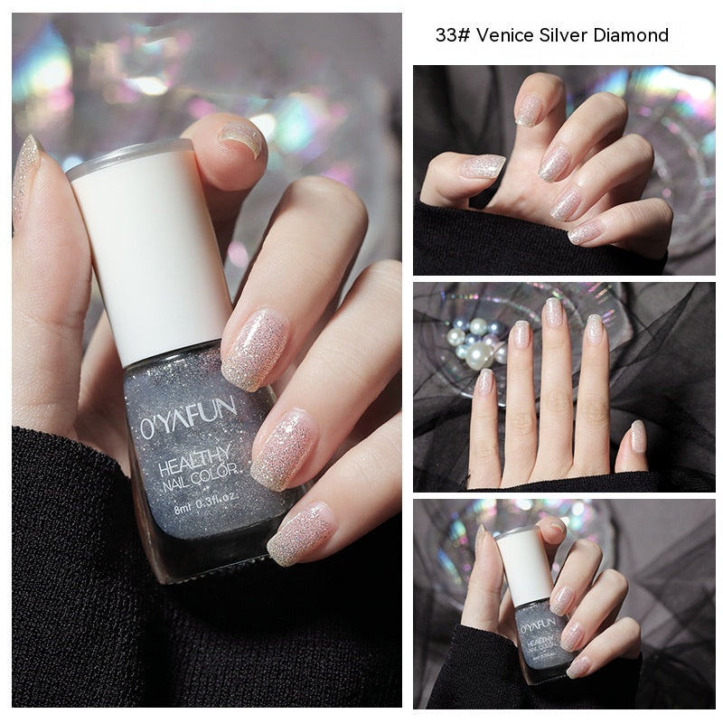 Nail Polish New Water-based Long-lasting Quick-drying Transparent