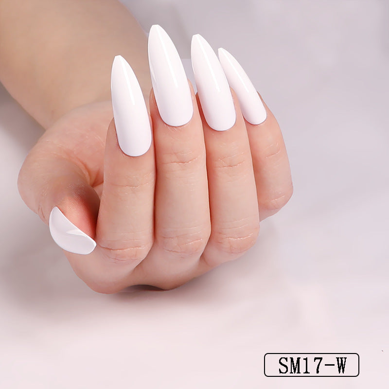 Long Pointed False Nails