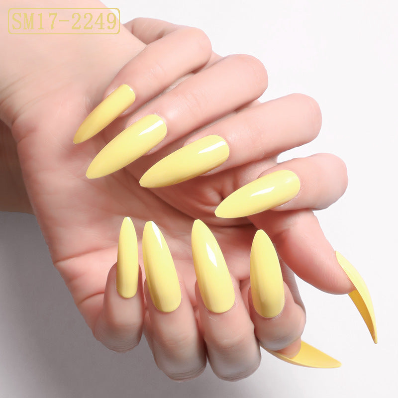 Long Pointed False Nails