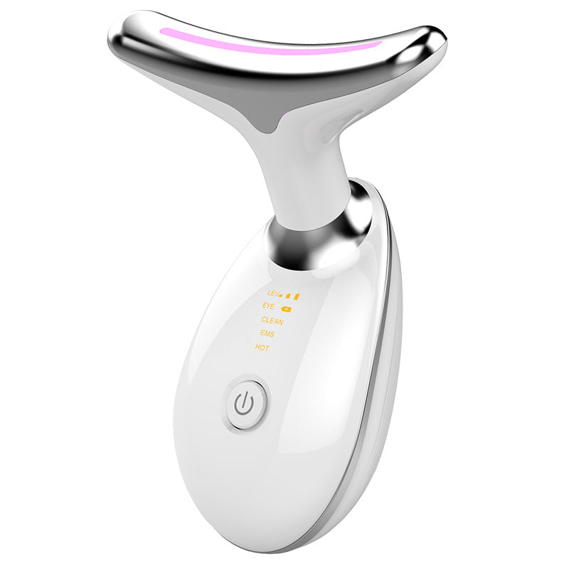 Thermal Neck Lifting And Tighten Massager Electric Microcurrent  LED Photon Face Beauty Device