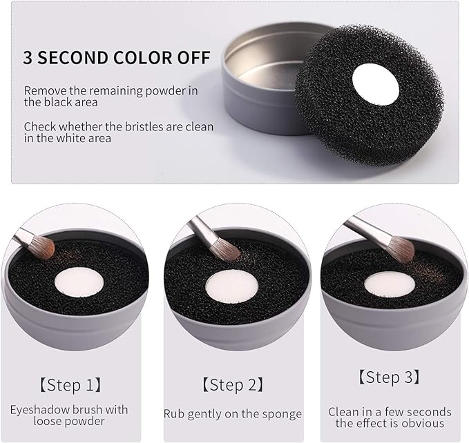 Cosmetics Tool Set Cleaning Sponge